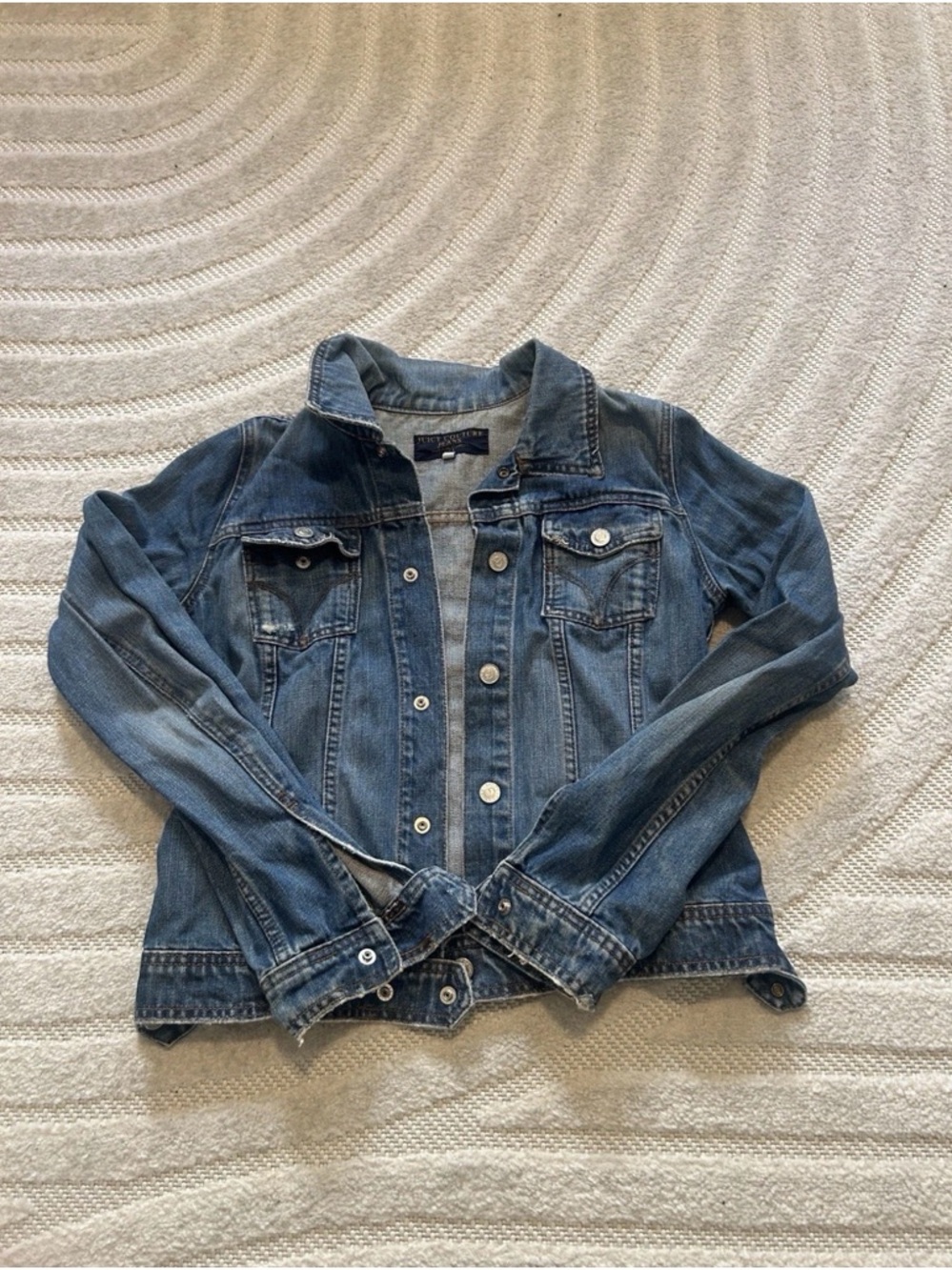 Juicy Couture Blue Denim Jean Jacket